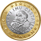 1 euro Slovénie
