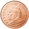 5 cent Vatican Jean Paul II