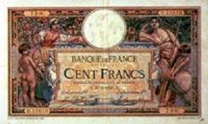 billet de 100 francs luc olivier Merson 1935