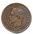 monnaie sous Napoléon III satirique liée à sa defaite de Sedan