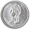 1 franc république 1992