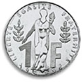 1 franc commémorative 1996 Rueff