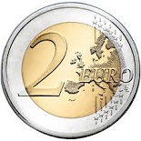 2 € commémorative 2024 Belgique pour la lutte contre le cancer en Belgique