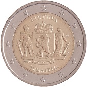 2 euro commémorative 2019 Lituanie région la Samogitie