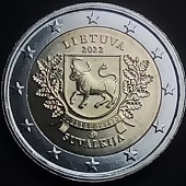 2 € euro commémorative 2022 Lituanie, Suvalkija