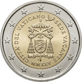 2 euro commémorative 2025 Vatican Sede Vacante 2025