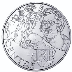 10 euros argent centre