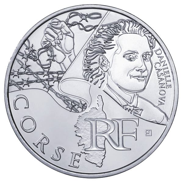 10 euros argent corse