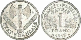 1 franc Bazor ETAT FRANCAIS 1942-1944