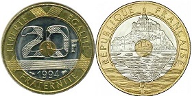20 francs Mont Saint-Michel 1992-2001
