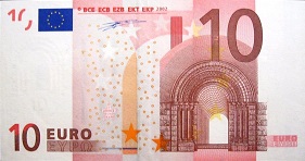 billet fauté de 10 euros sans hologramme