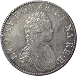 monnaie louis XV ecu argent 1716