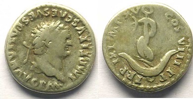 monnaie romaine denier, Titus