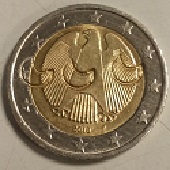 2 euro allemagne avec contre marque