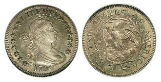 quarter dollar draped small eagle 1796