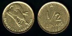 Demi Centavo 1985 Argentine