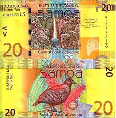 billet 20 tala 2008 îles Samoa